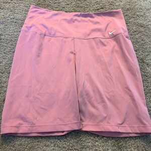 Nike Women's Soft Pink Athletic Shorts